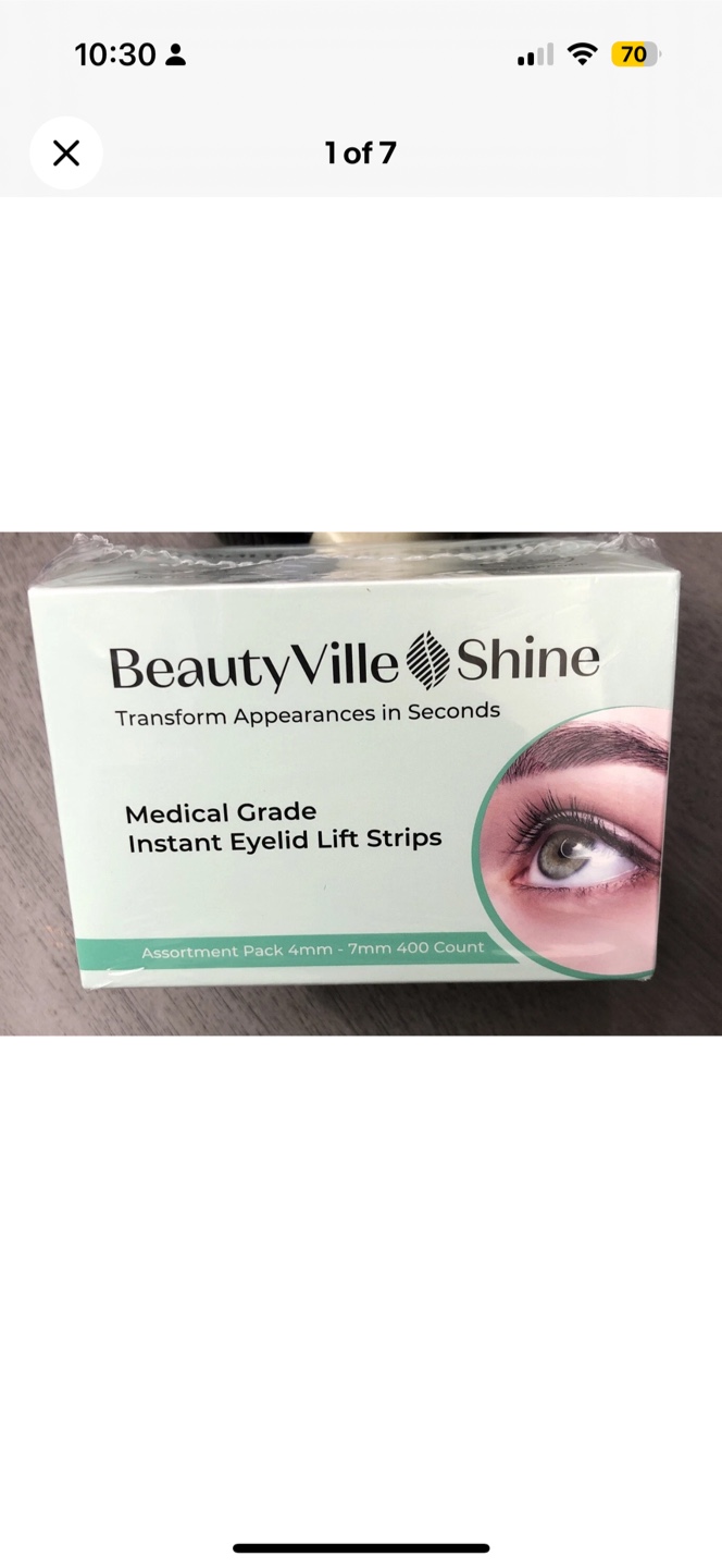 New BeautyVille Shine Instant Eyelid Lift Strips