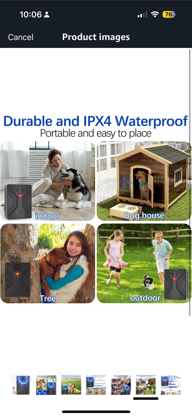 Dog Bark Deterrent - Ultrasonic Device - photo 2