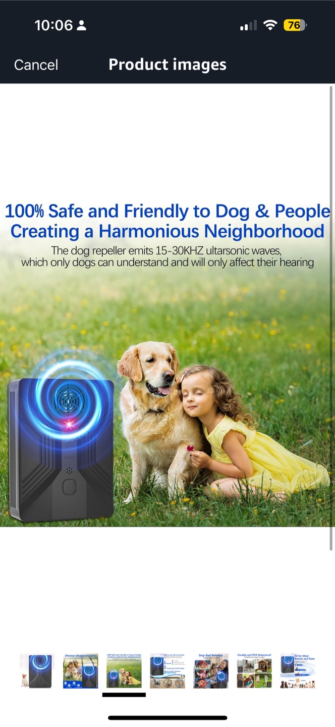 Dog Bark Deterrent - Ultrasonic Device - photo 5