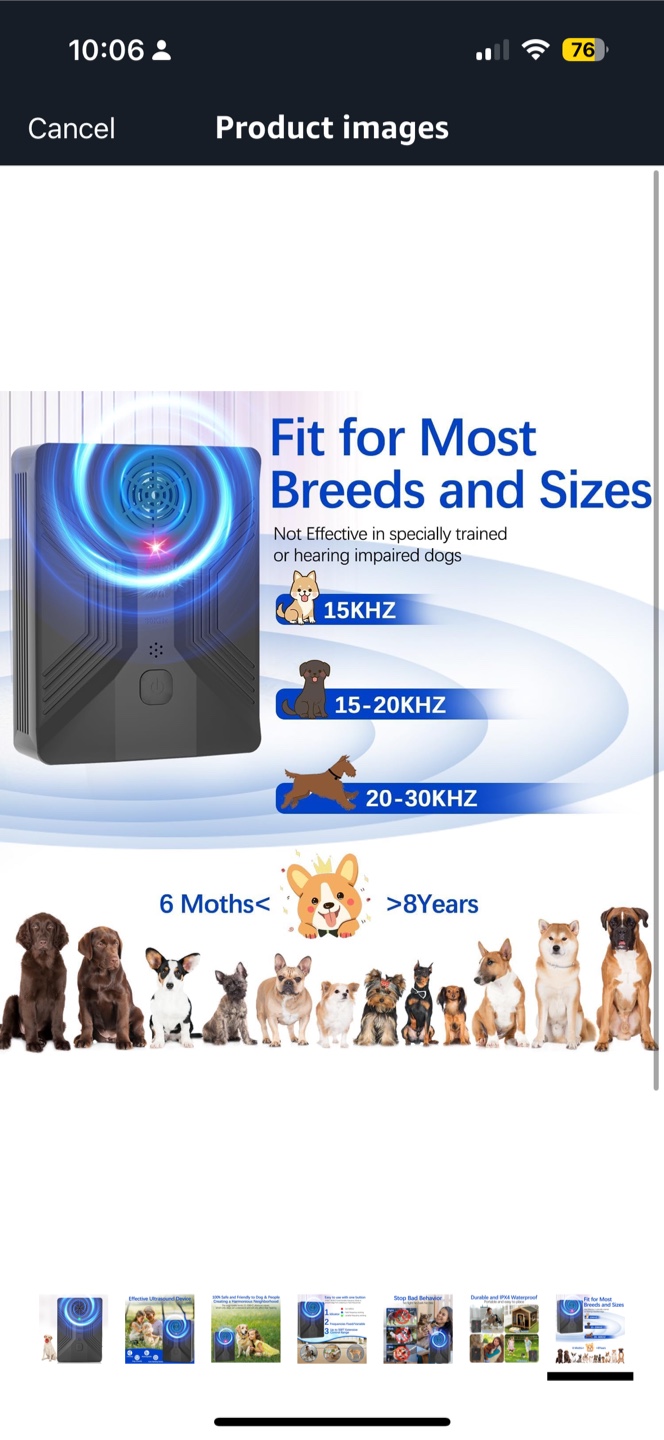 Dog Bark Deterrent - Ultrasonic Device - photo 3
