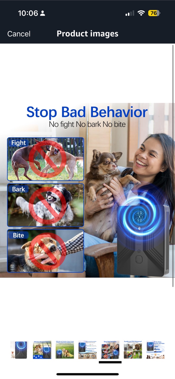 Dog Bark Deterrent - Ultrasonic Device - photo 4