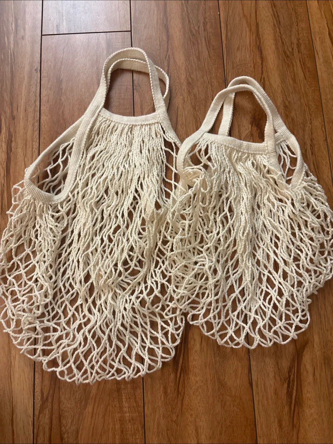 IKEA KUNGSFORS Mesh Bag Set of 2, Natural thumbnail
