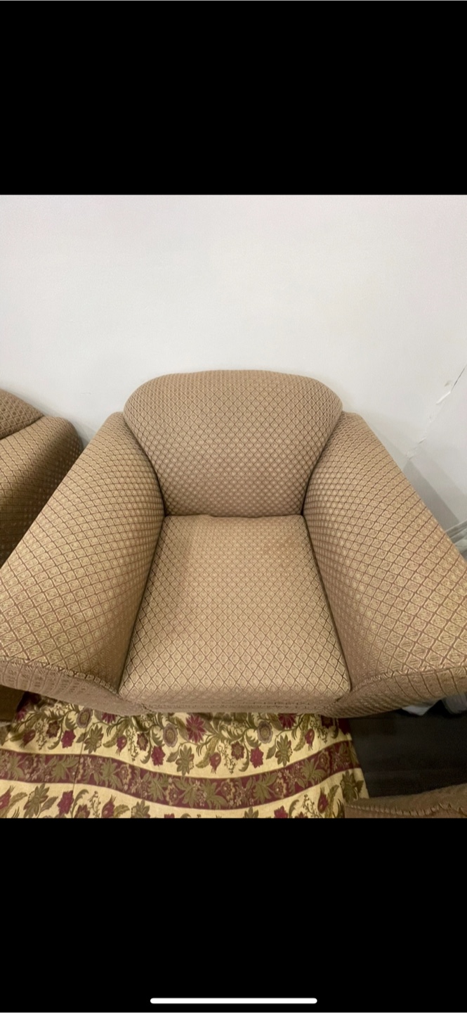 Brown Sofa Set - 3 Seater, 2 Seater, Armchair