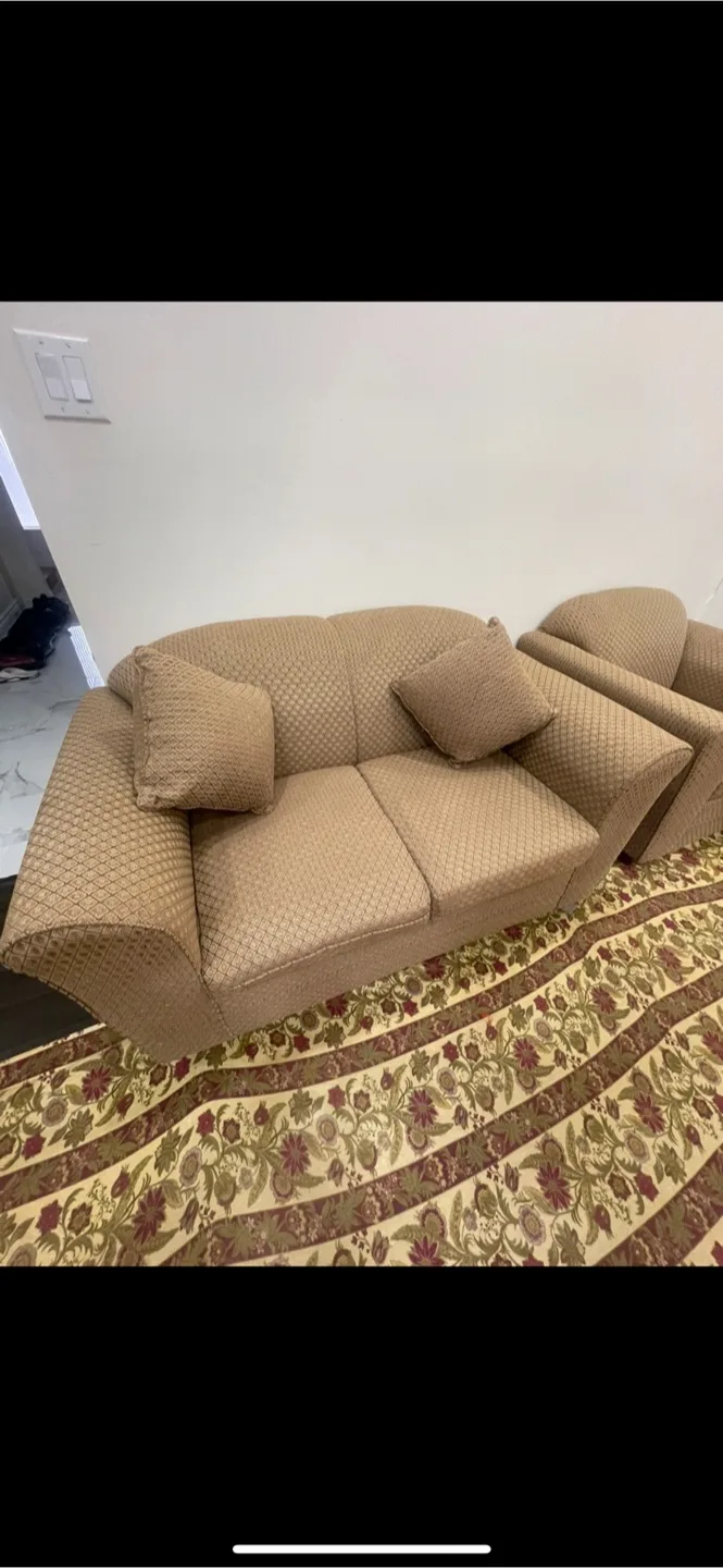 Brown Sofa Set - 3 Seater, 2 Seater, Armchair image indicator(5)