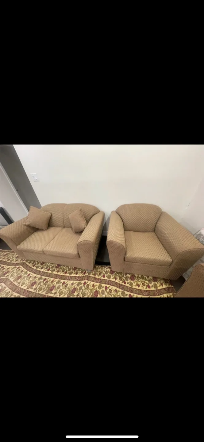 Brown Sofa Set - 3 Seater, 2 Seater, Armchair image indicator(6)