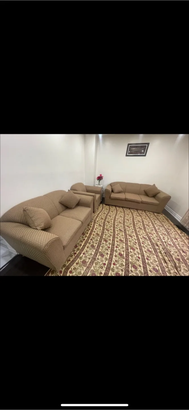 Brown Sofa Set - 3 Seater, 2 Seater, Armchair image indicator(4)