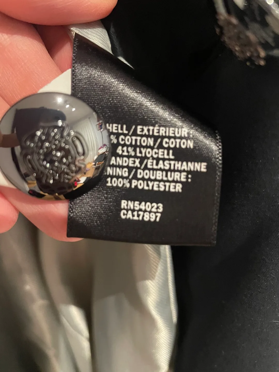 Banana Republic Black Trench Coat image indicator(2)