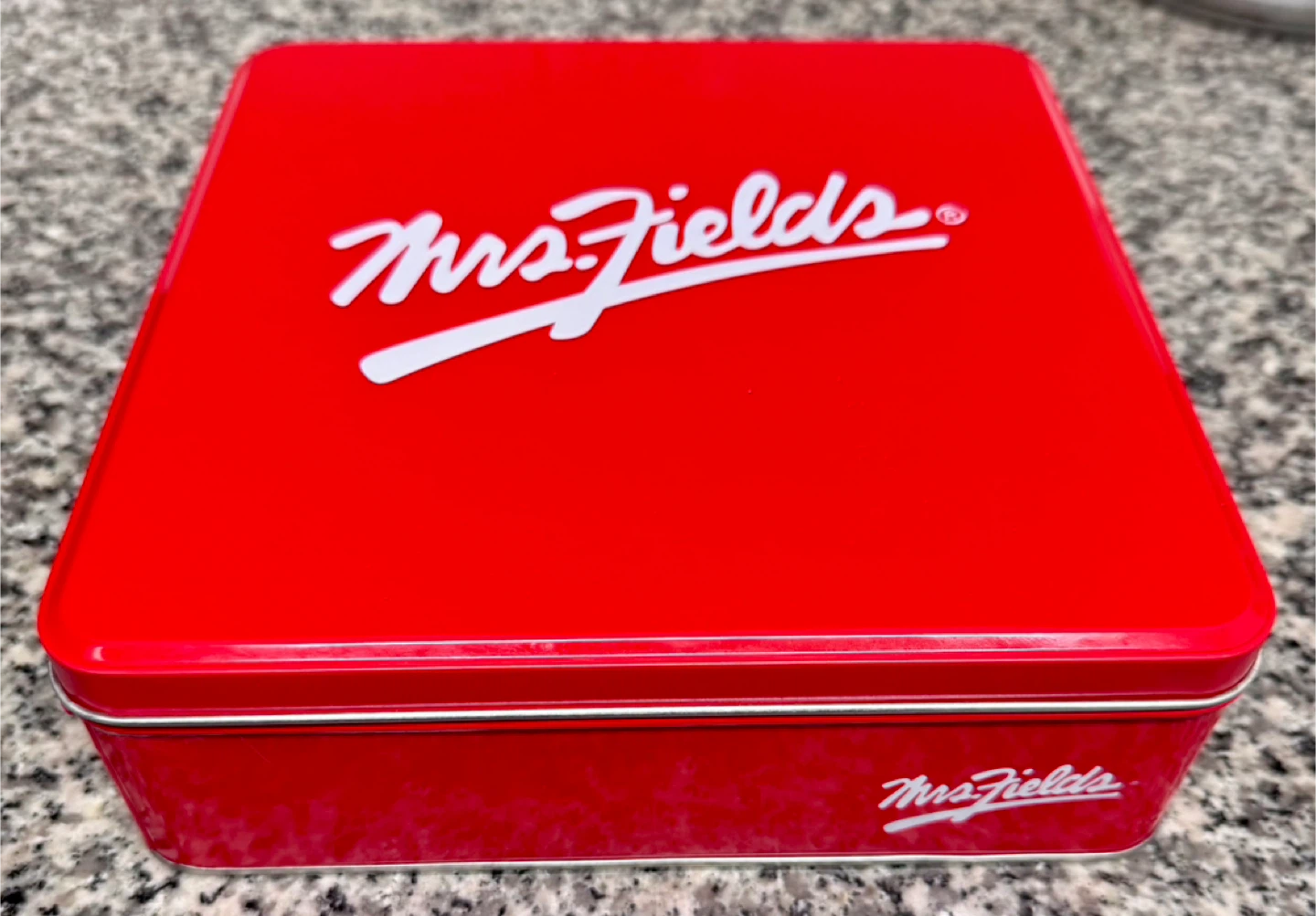 Mrs. Fields Cookie Tin