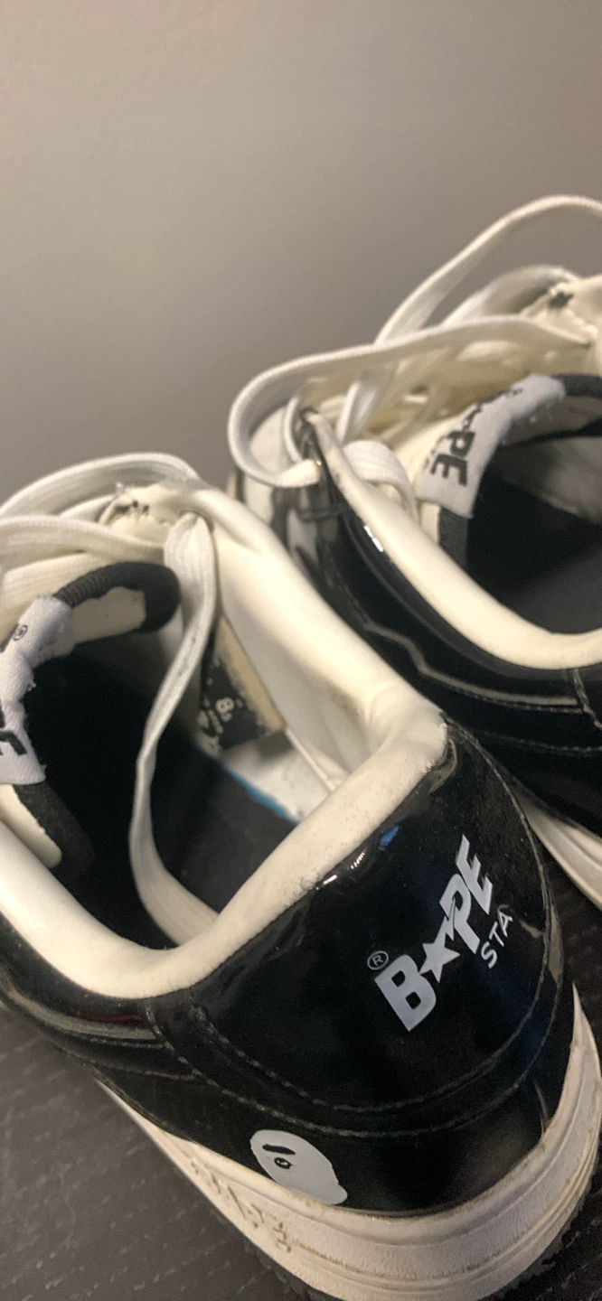 BAPE STA Low Black/White Sneakers - photo 4