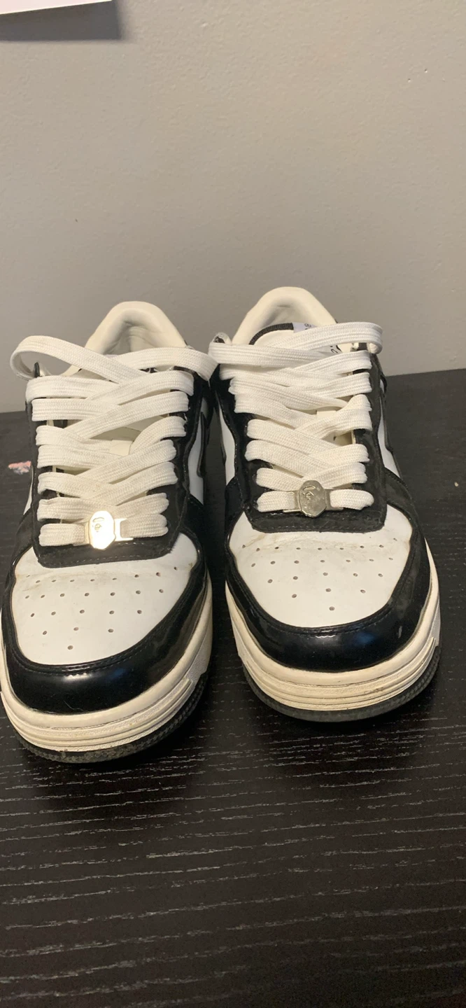BAPE STA Low Black/White Sneakers - photo 2