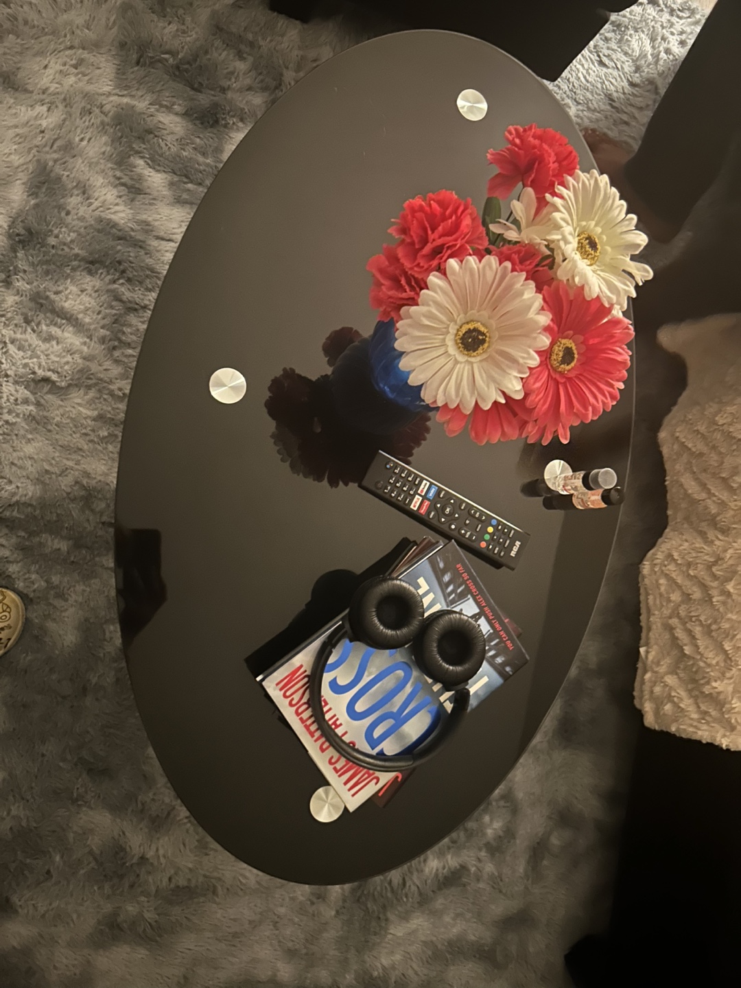 Black Glass Coffee Table