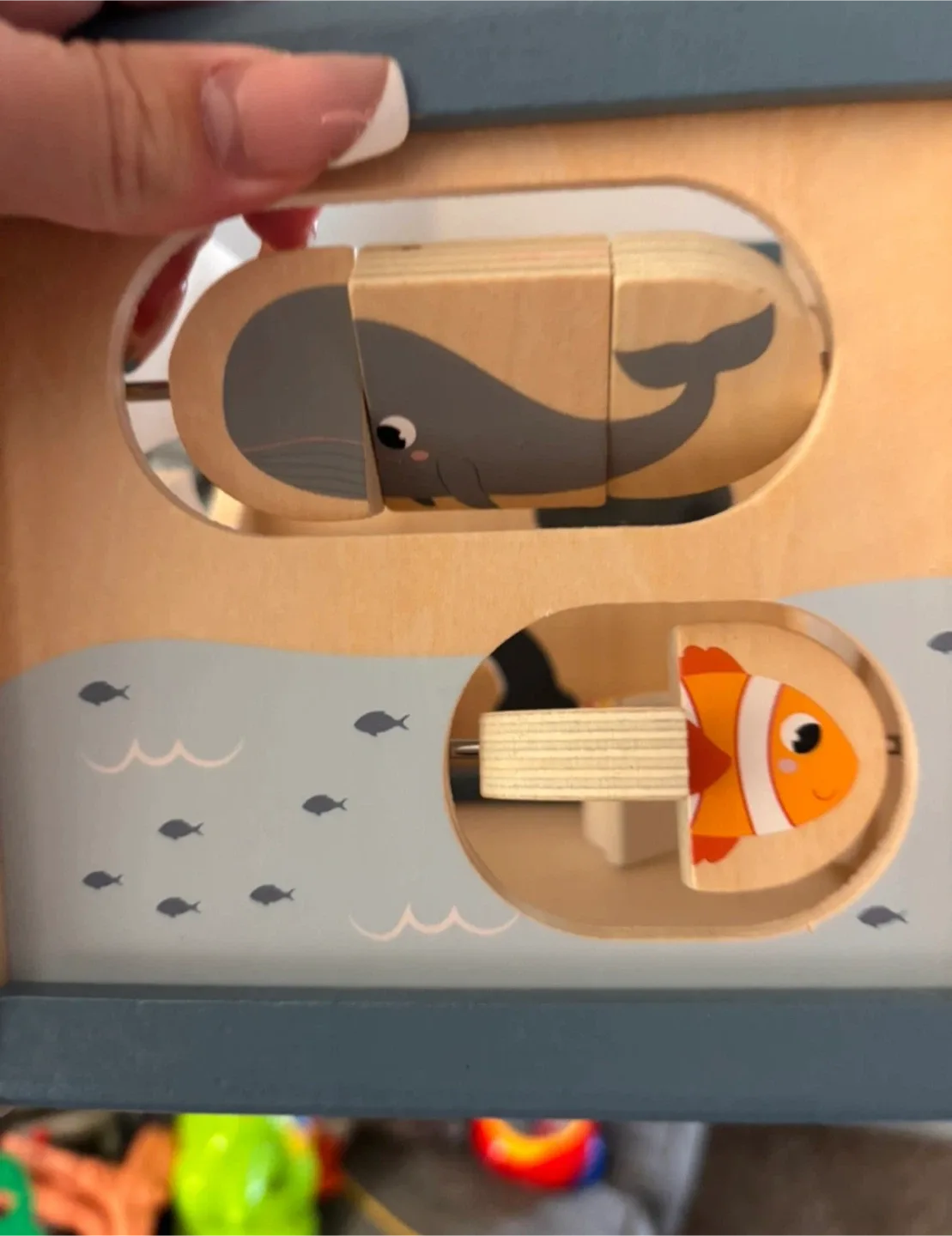 Wooden Activity Cube