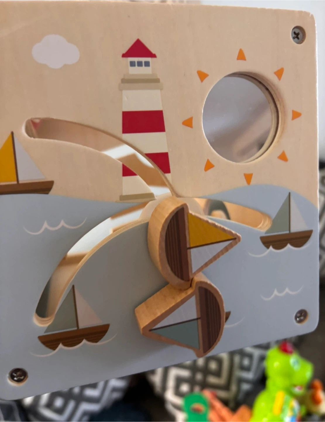 Wooden Activity Cube - photo 2