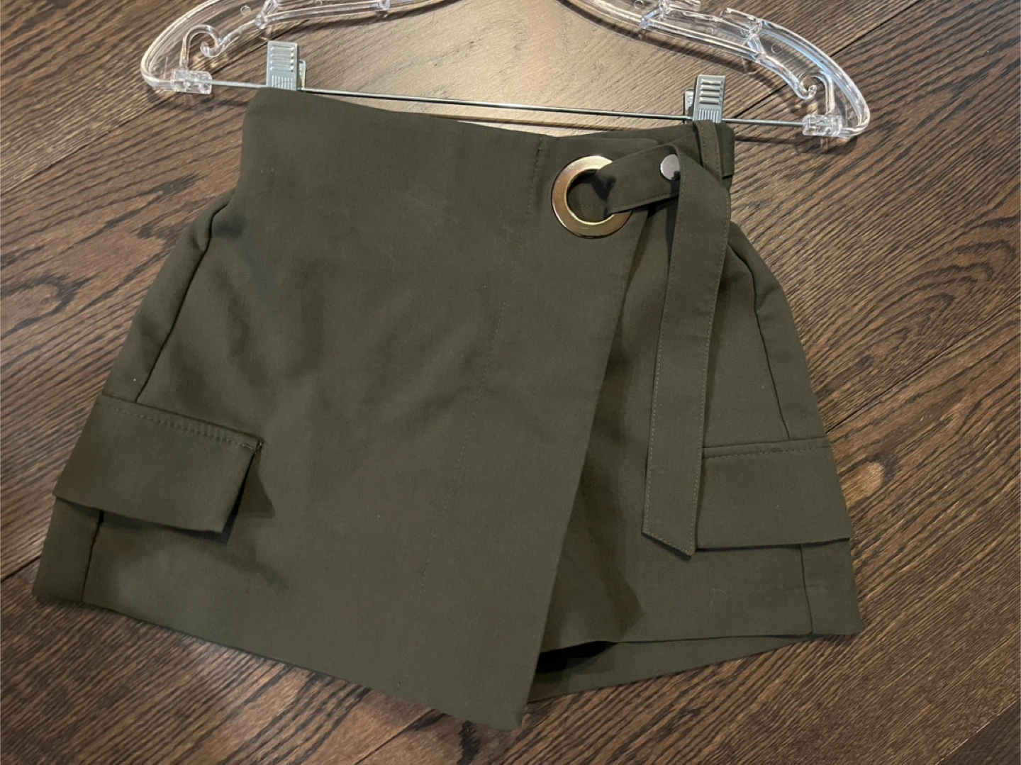 Bershka Olive Green Skort- Size EUR 32 / USA 00