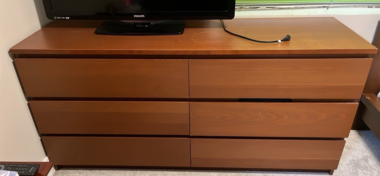 Ikea brown dresser
