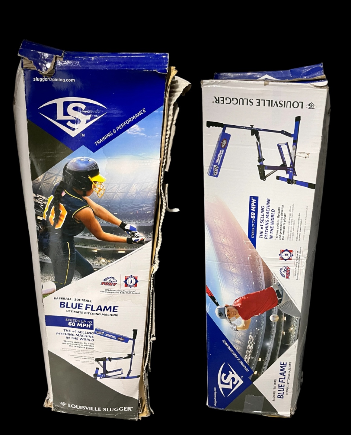 Louisville Slugger Blue Flame Pitching Machine