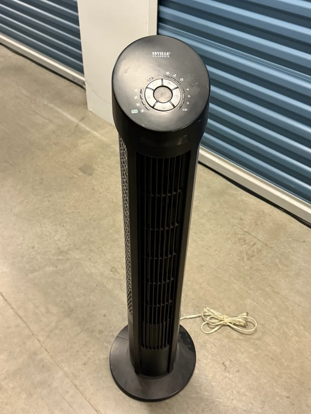 Seville Classics Tower Fan - Black thumbnail