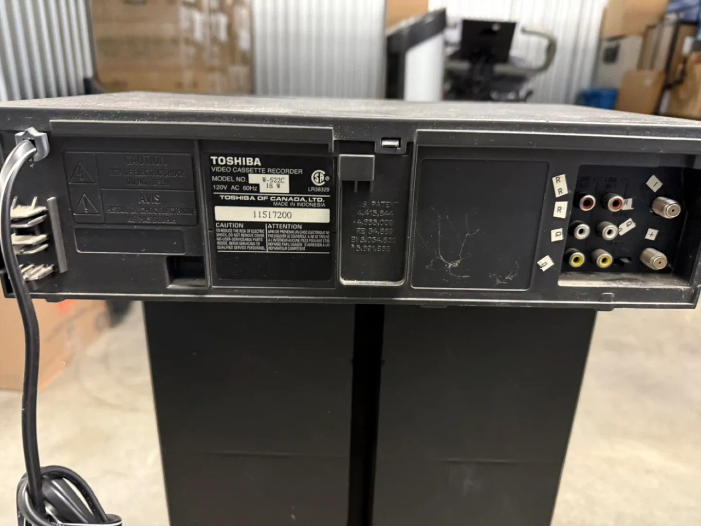 Toshiba VCR VHS Video Cassette Recorder image indicator(2)