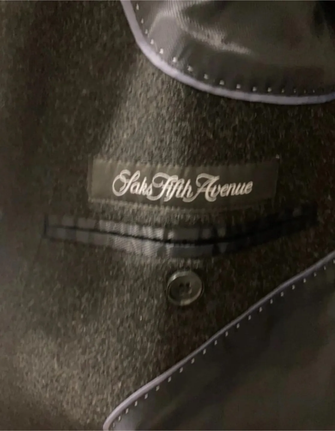Saks Fifth Avenue Wool Overcoat image indicator(2)