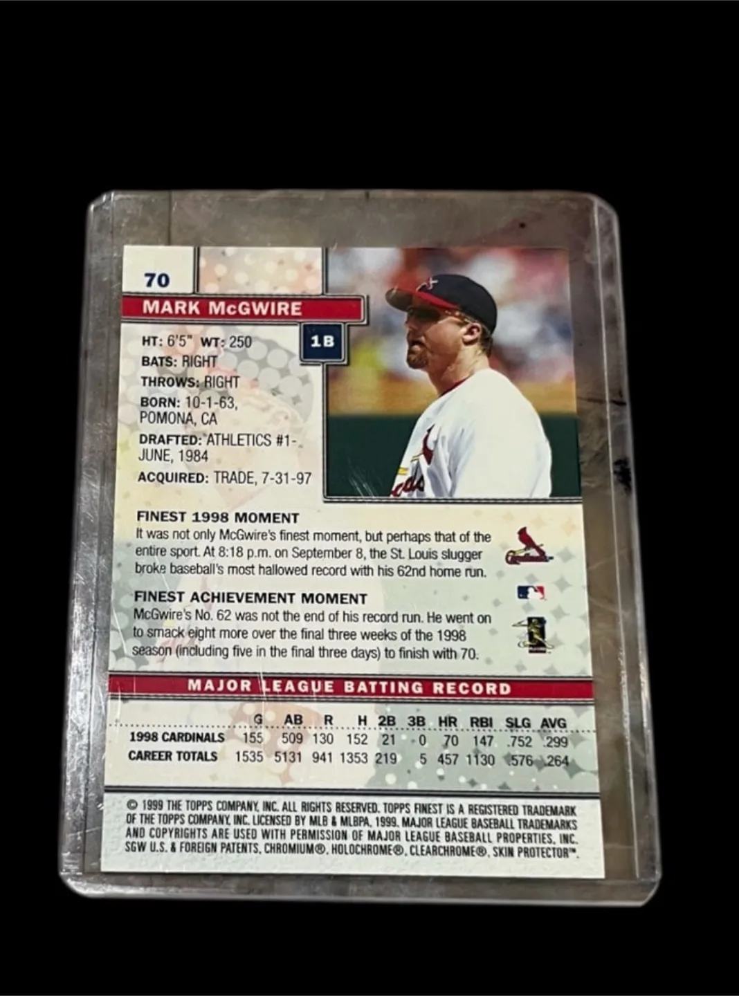 1998 Series Classic Doubles McGuire & Sosa Figures & Cards image indicator(5)