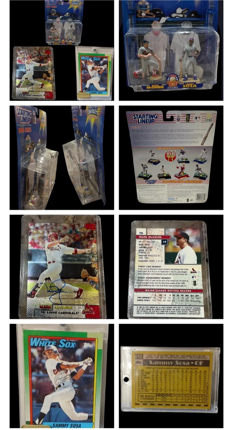 1998 Series Classic Doubles McGuire & Sosa Figures & Cards image indicator(7)