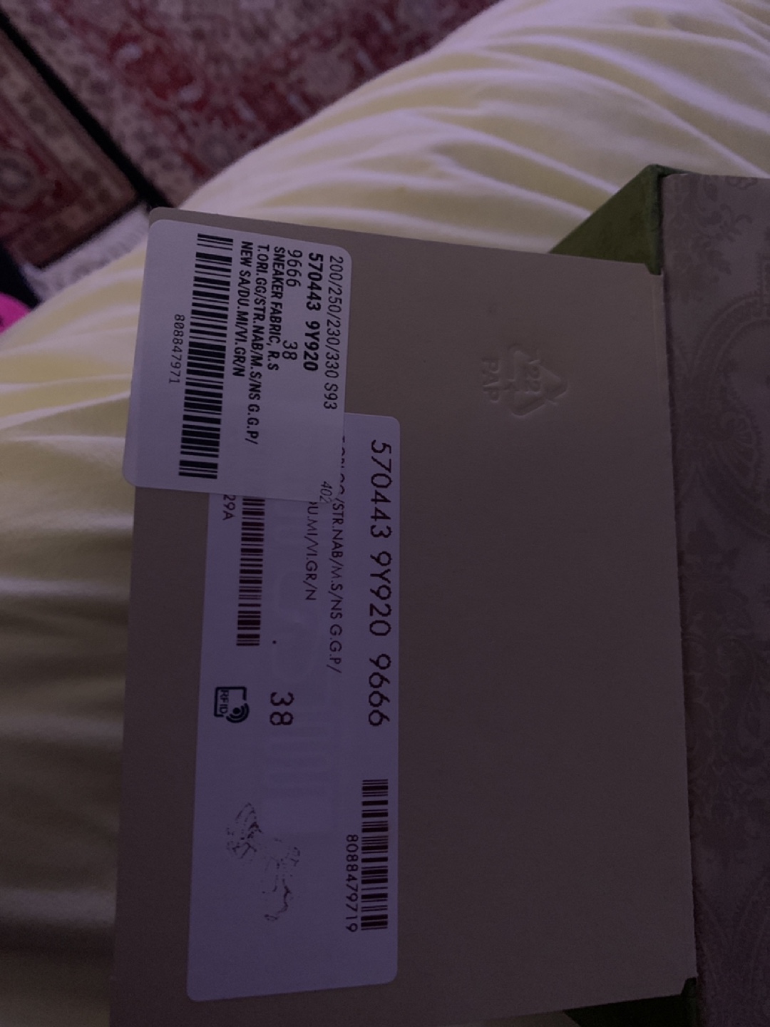 Gucci Screener Fabric Sneaker - Size 38 - photo 3