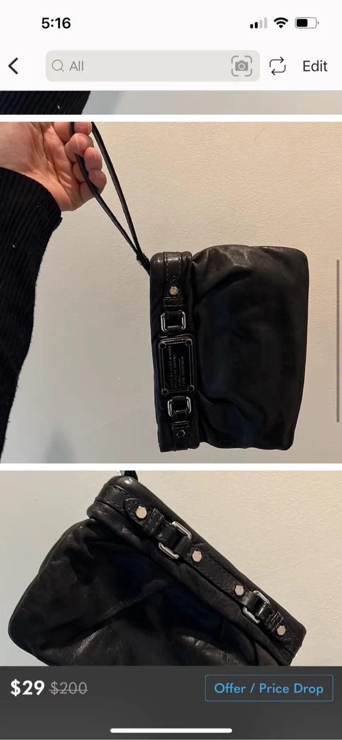 Marc by Marc Jacobs Standard Supply Black Leather Bag image indicator(2)