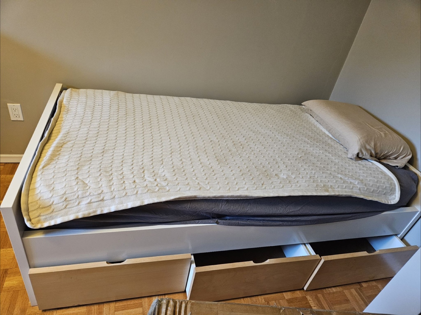 IKEA Daybed Frame with 3 Drawers