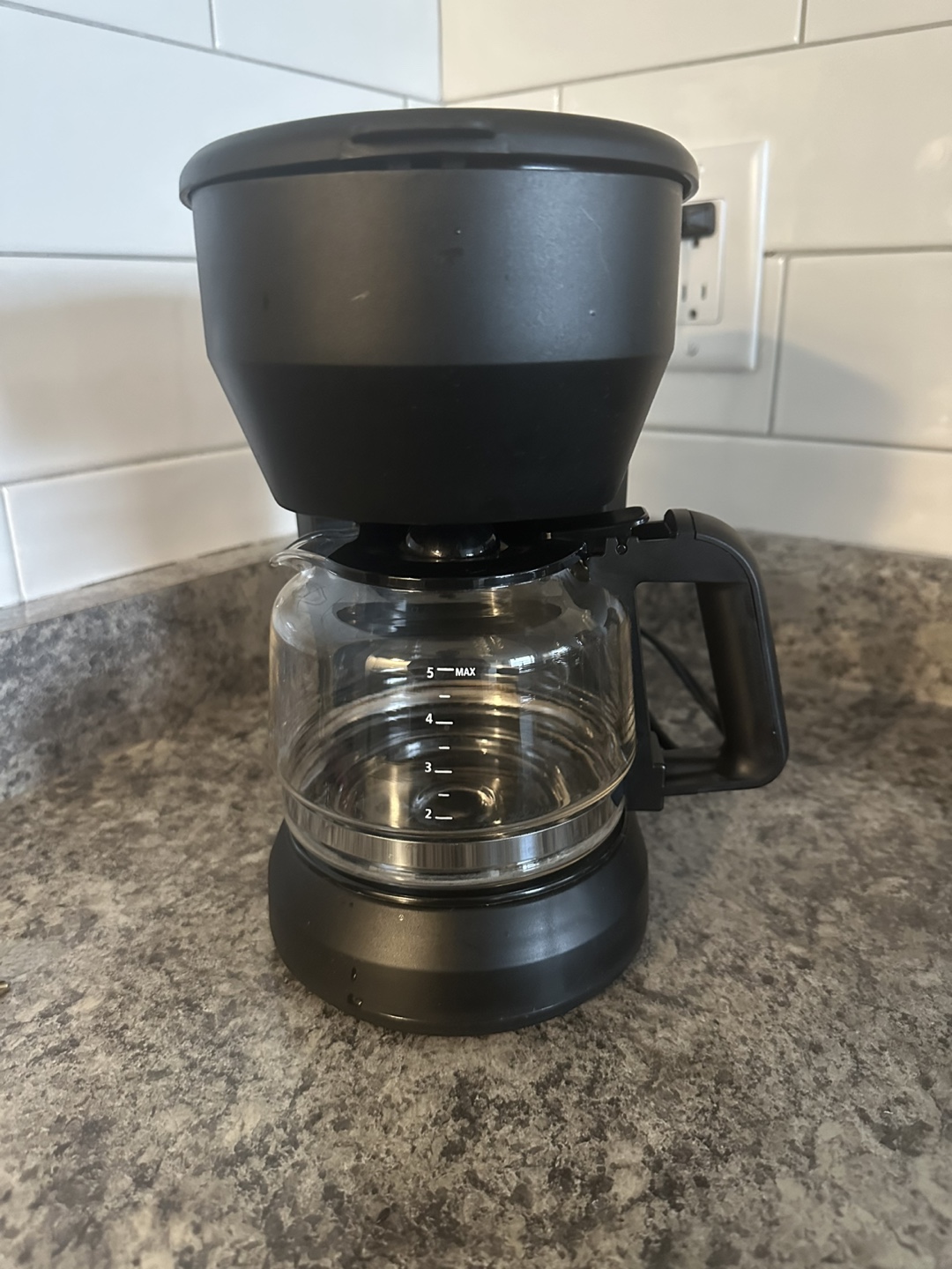 Black Coffee Maker