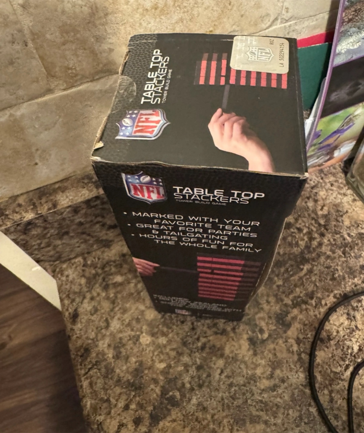 NFL Table Top Stackers Tower Build Game