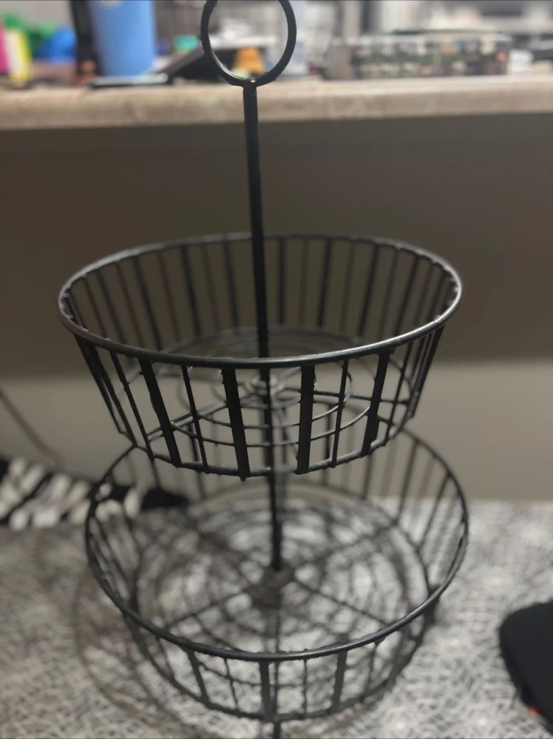 Two-Tier Wire Basket Stand thumbnail
