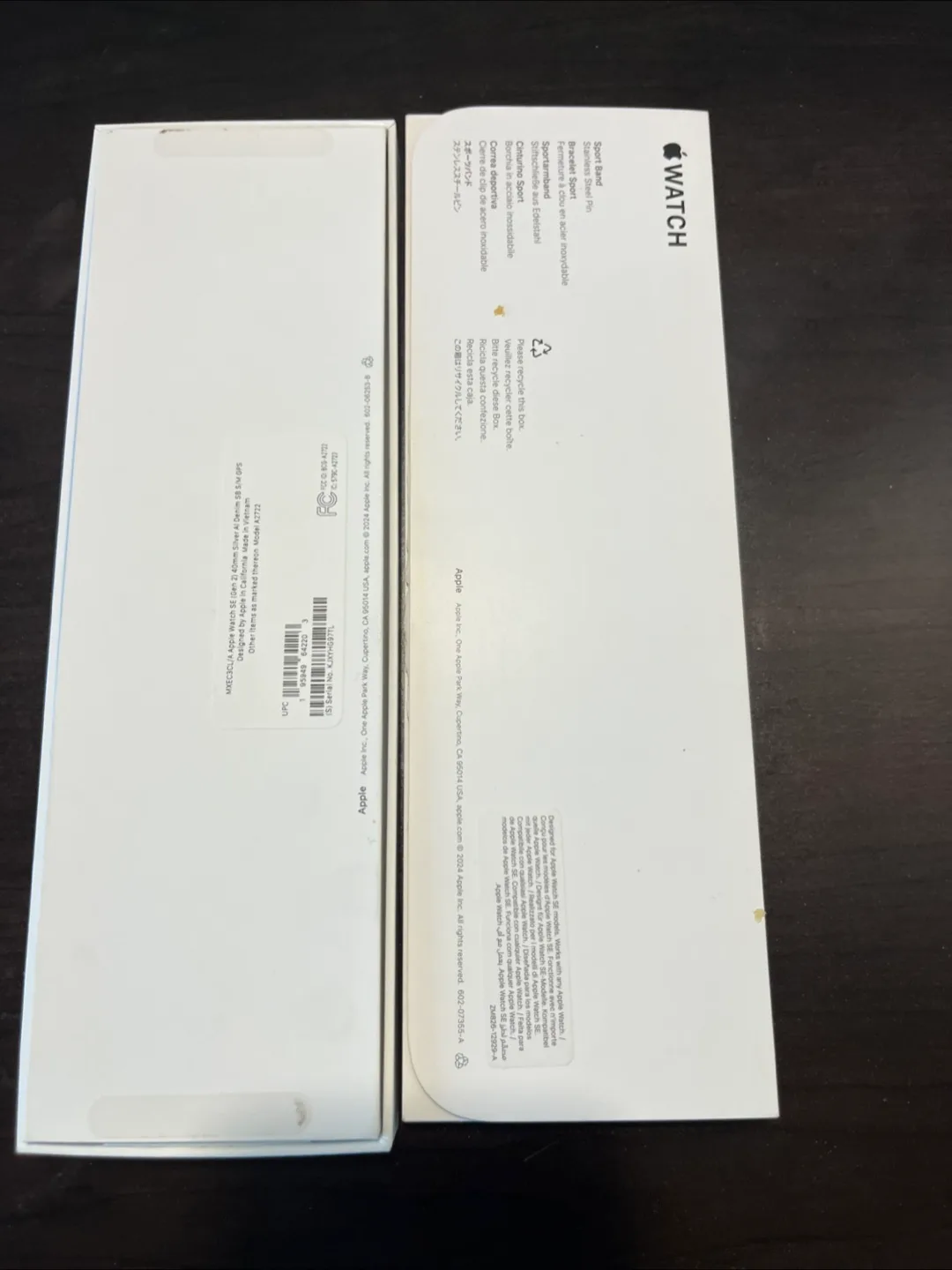 New Apple Watch SE (2024) Silver Aluminium Case image indicator(3)