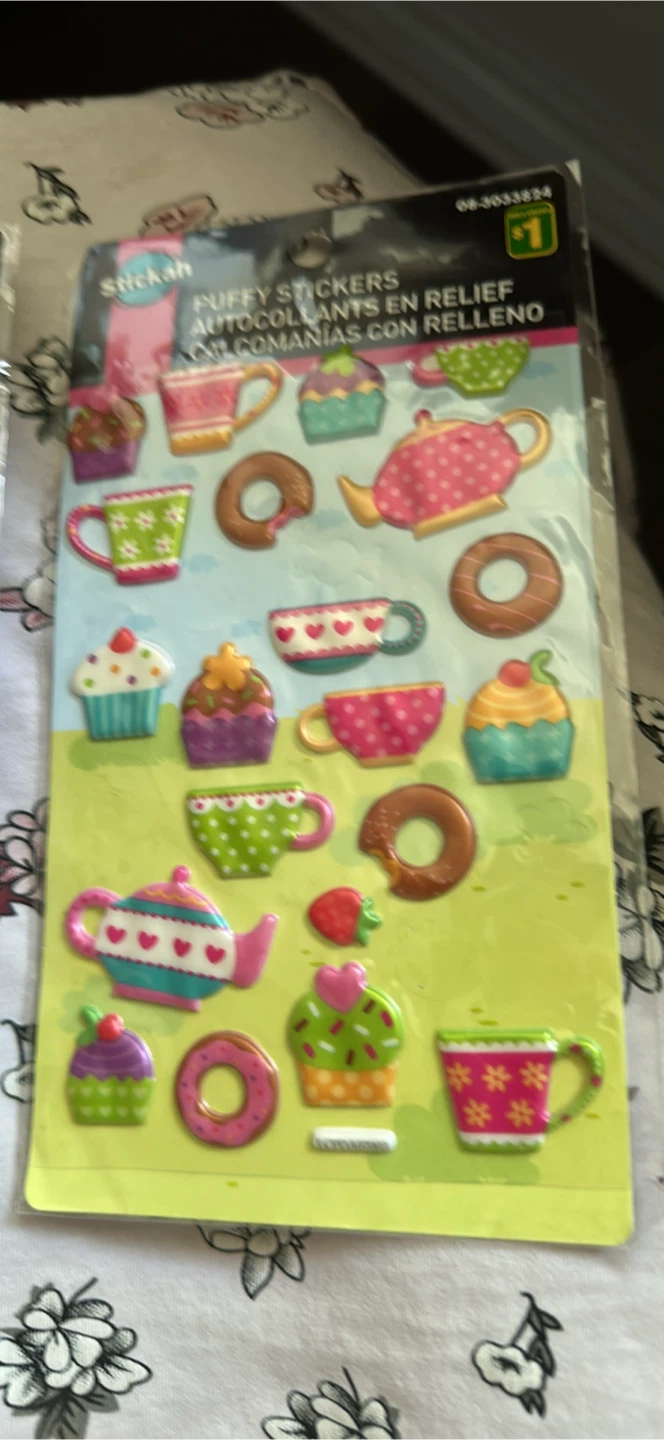 Stickah Puffy Stickers - Cute Designs! - photo 3