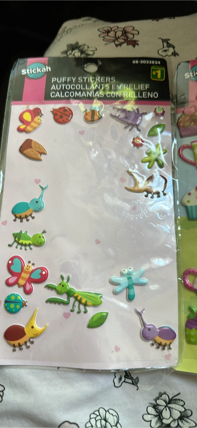 Stickah Puffy Stickers - Cute Designs! - photo 2