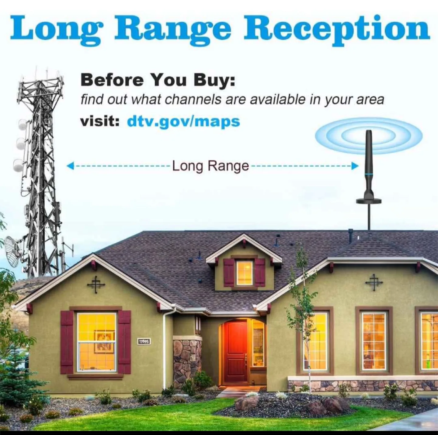 Indoor TV Antenna - New in Box image indicator(2)