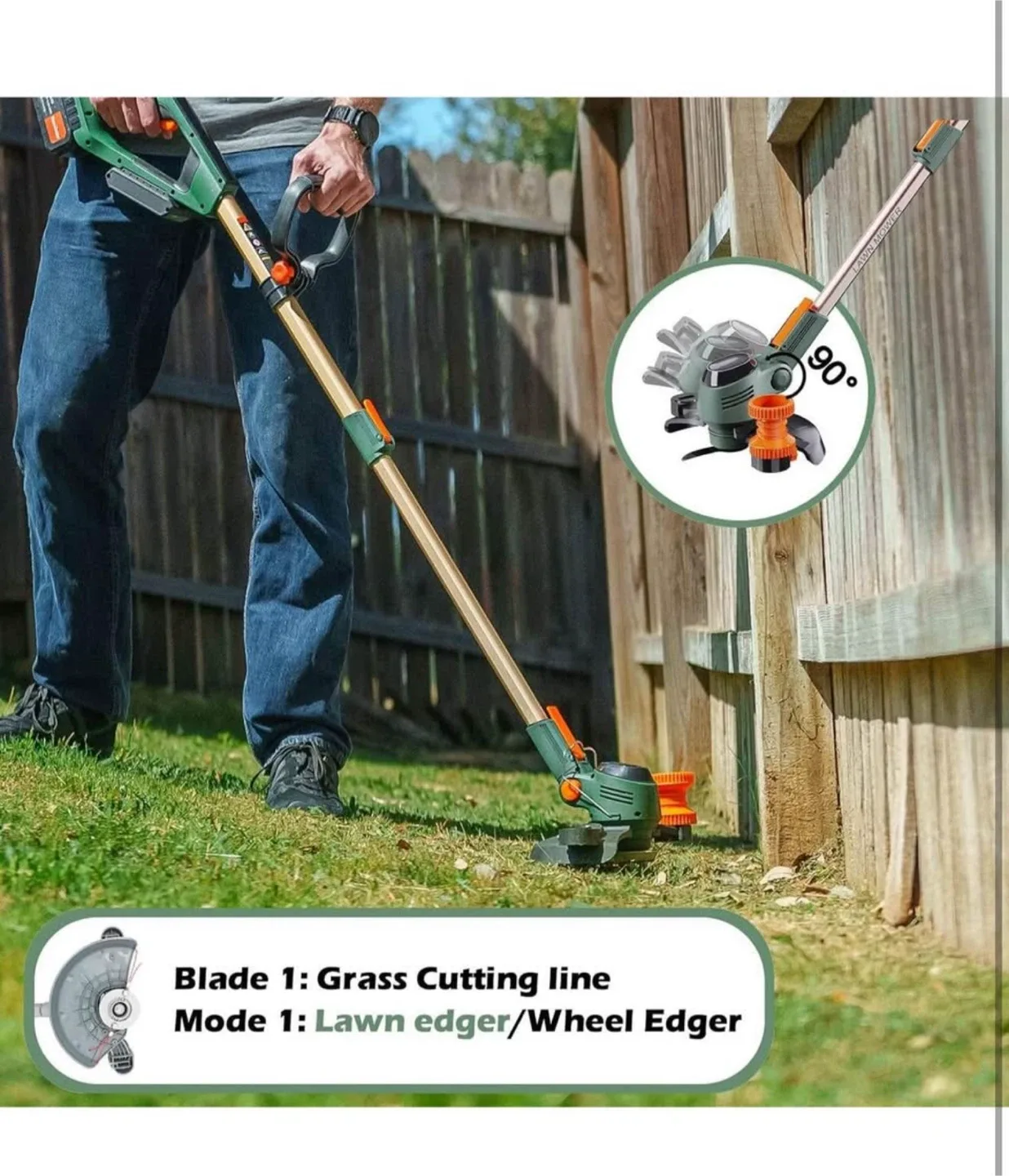 YueWxter 3-in-1 Cordless Lawn Mower image indicator(2)