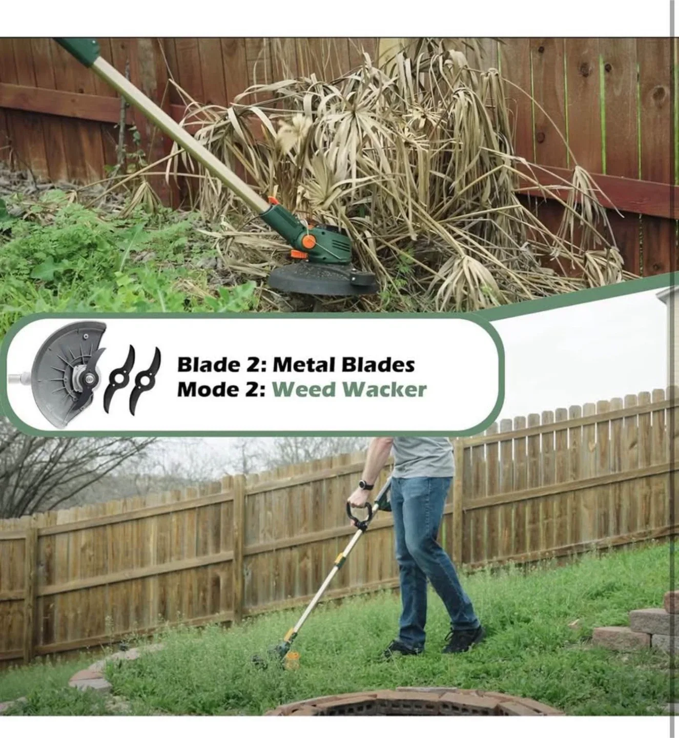 YueWxter 3-in-1 Cordless Lawn Mower image indicator(4)