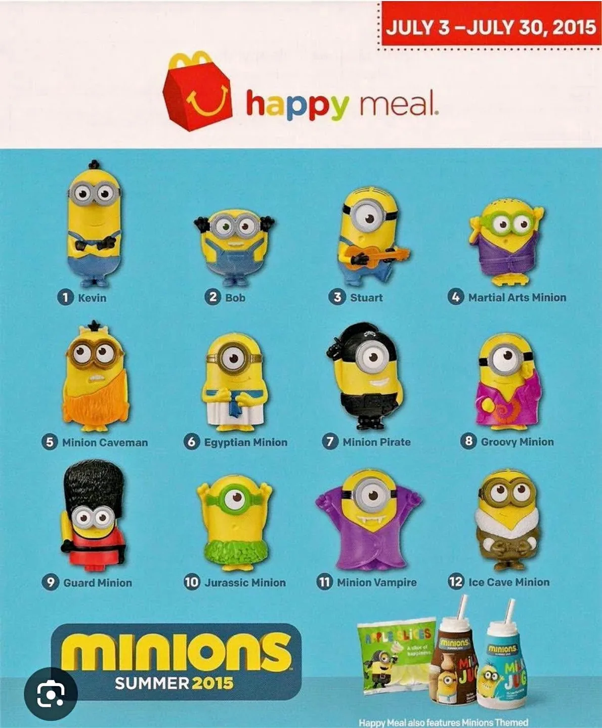 McDonald's Minions Happy Meal Toys (2015) thumbnail