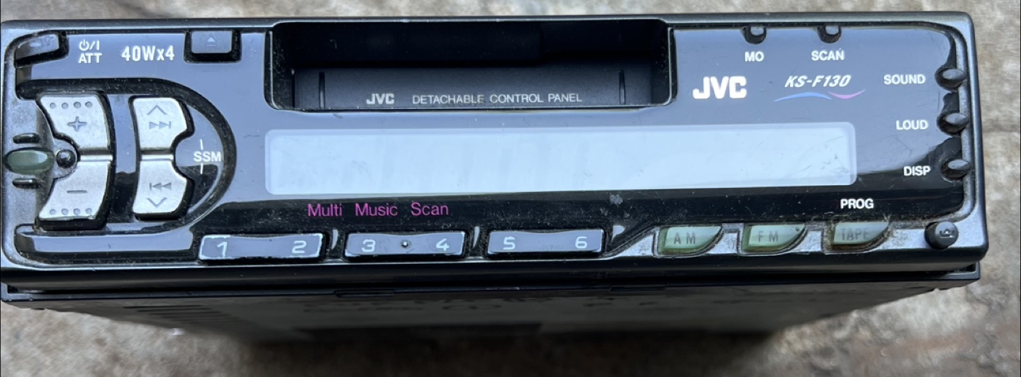 JVC KS-F130 Cassette Receiver & Pioneer TS-A6950 Speakers - photo 3