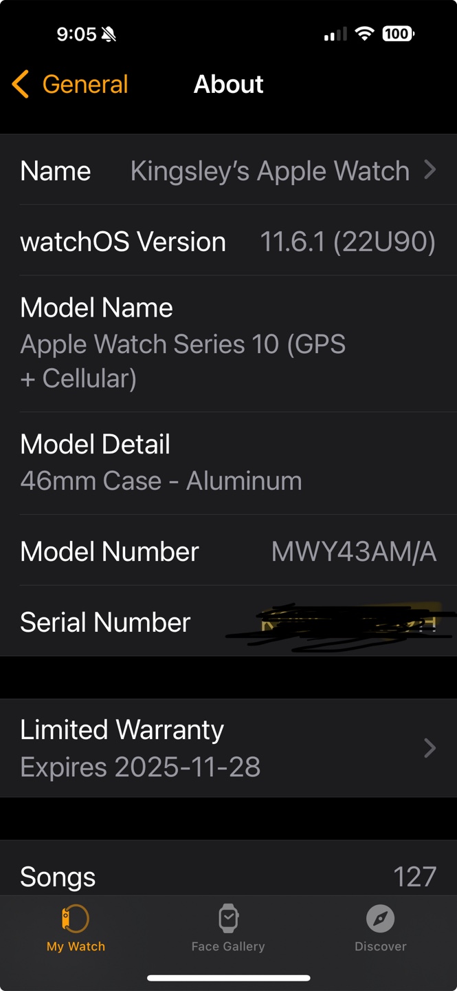 New Apple Watch Series 10 (GPS + Cellular) 46mm