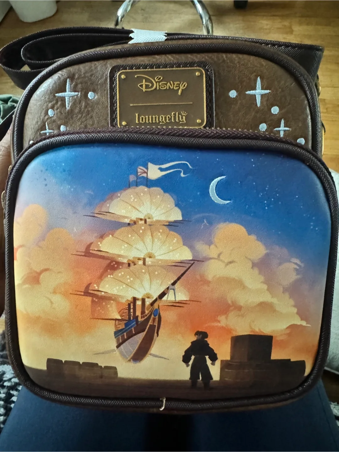 Disney Loungefly Peter Pan Crossbody Bag thumbnail