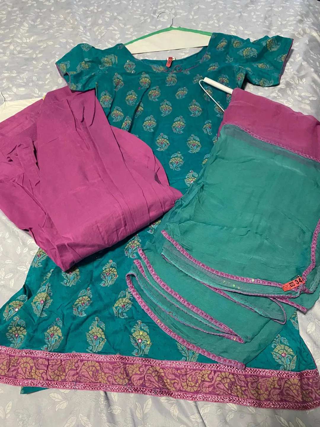 Indian Salwar Kameez Suit Set image indicator(6)