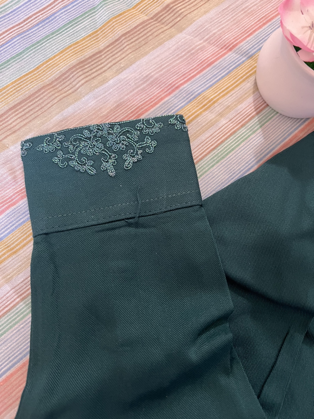 Waseem Designer Kurta Shalwar Set - Green - photo 5