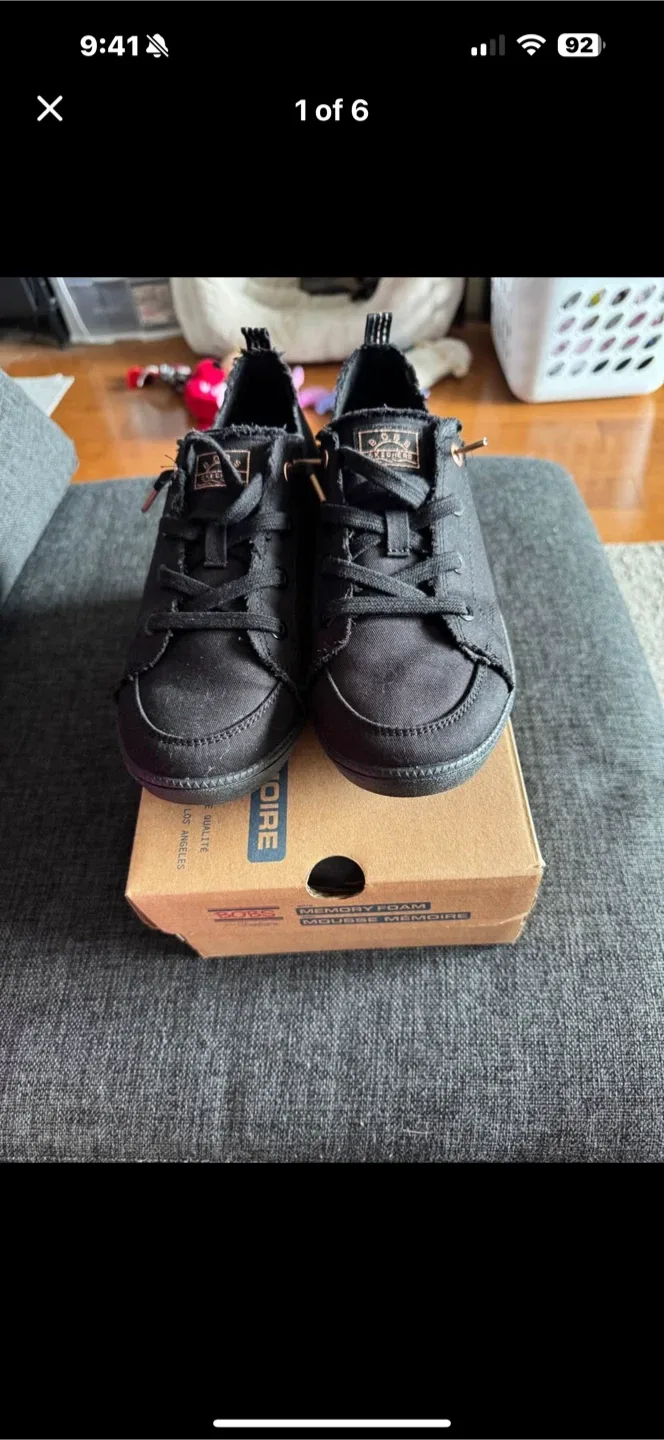 BOBS by Skechers 114150/BBK Size 8