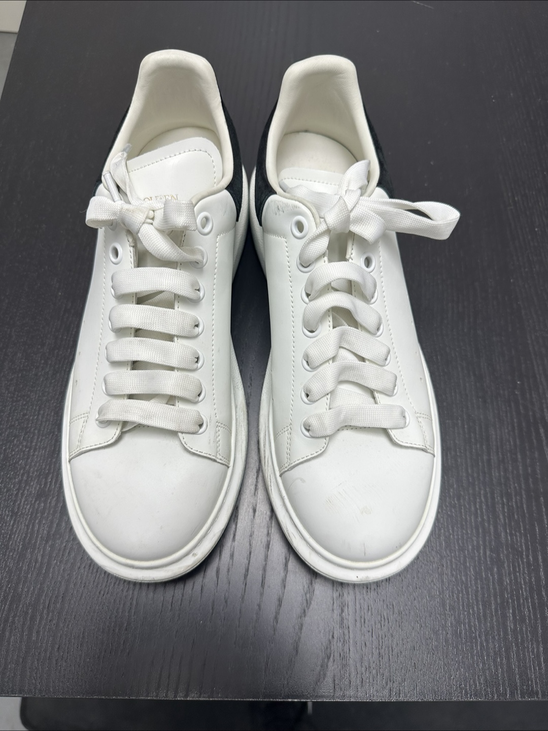 Alexander McQueen White/Black Sneakers