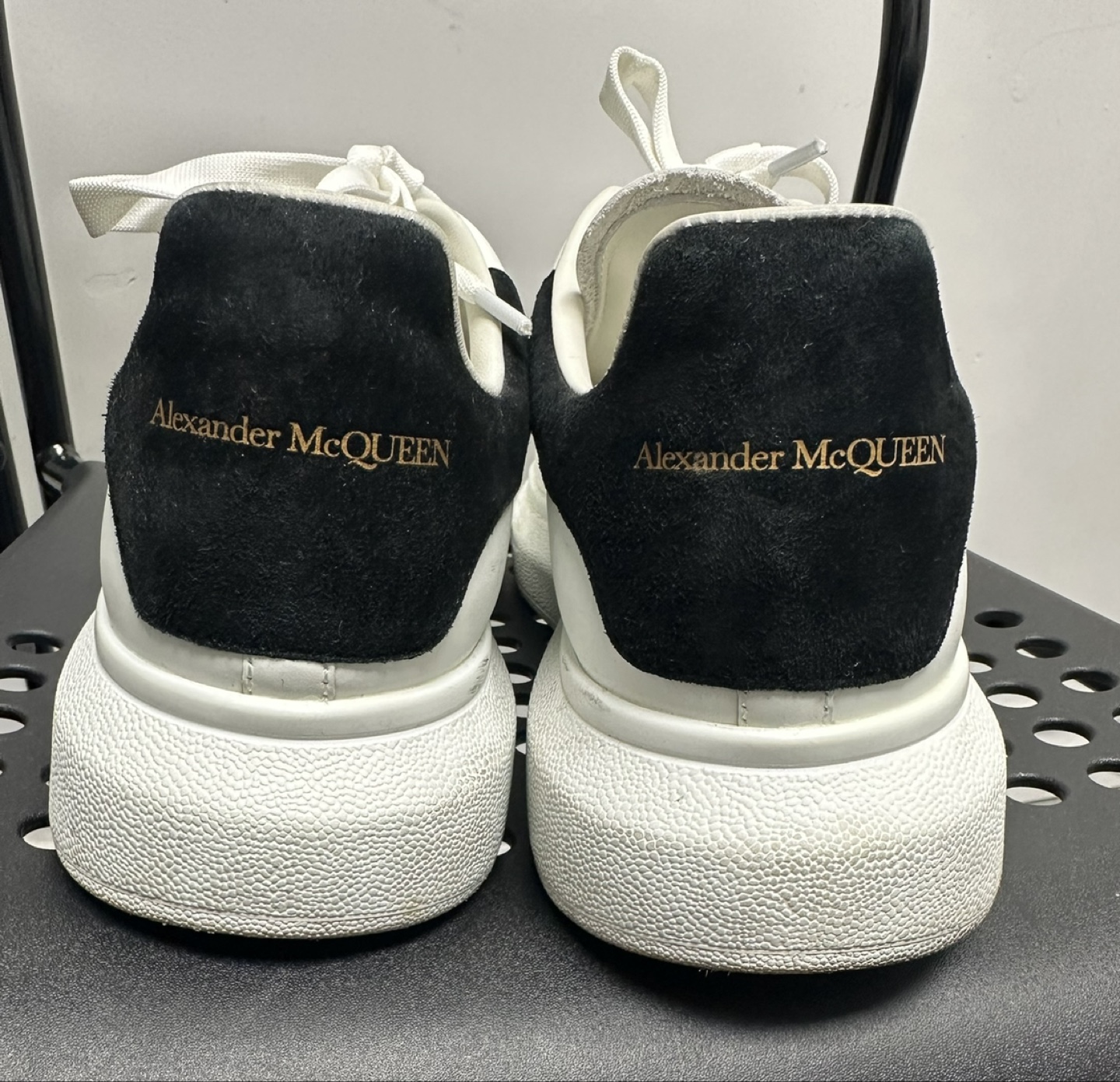 Alexander McQueen White/Black Sneakers - photo 2