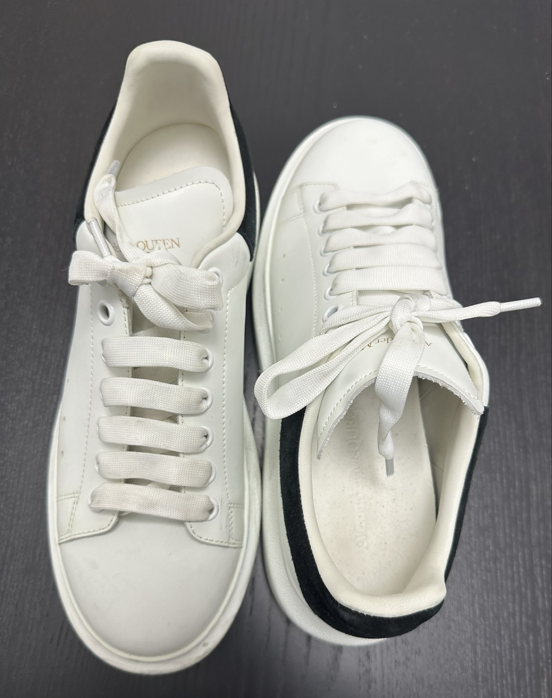 Alexander McQueen White/Black Sneakers - photo 3