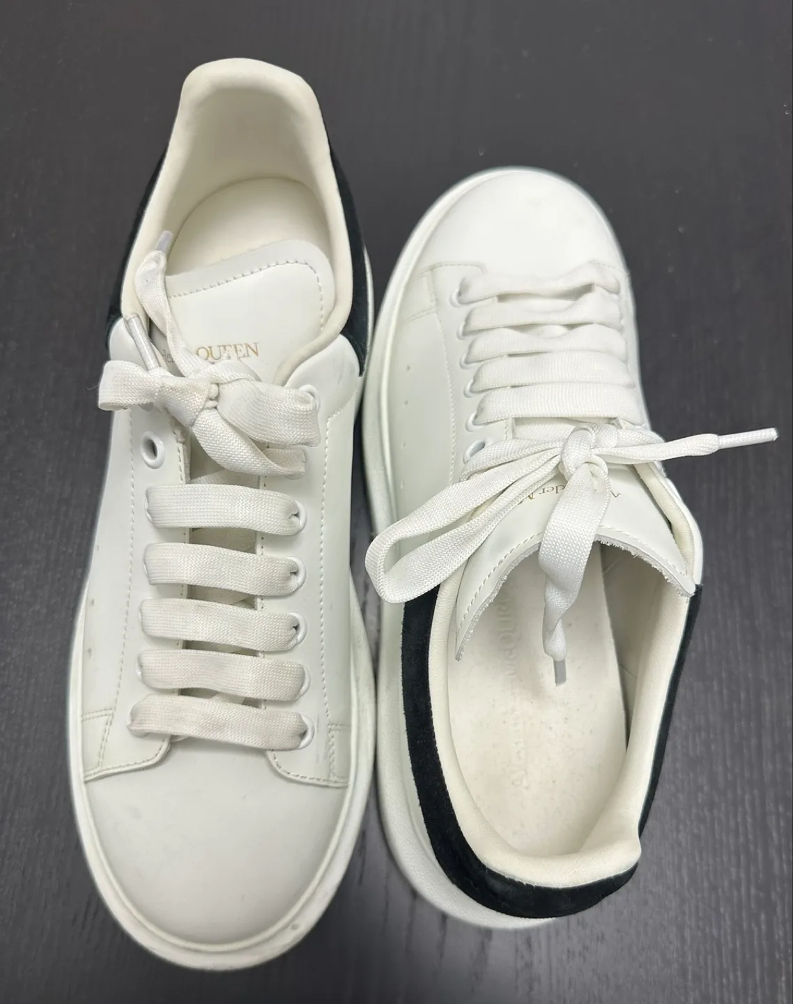 Alexander McQueen White/Black Sneakers image indicator(3)