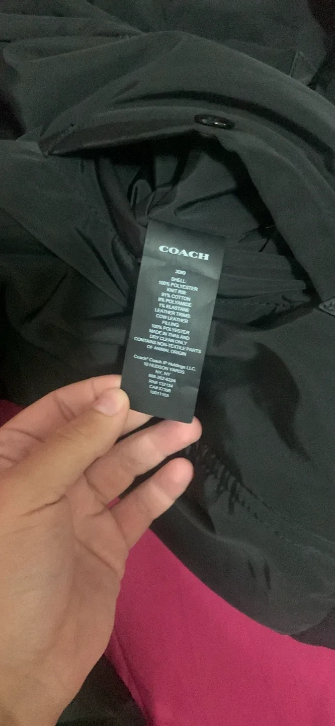 Coach Black Reversible Bomber Jacket image indicator(4)