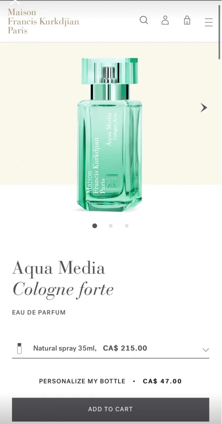 Maison Francis Kurkdjian perfume image indicator(3)